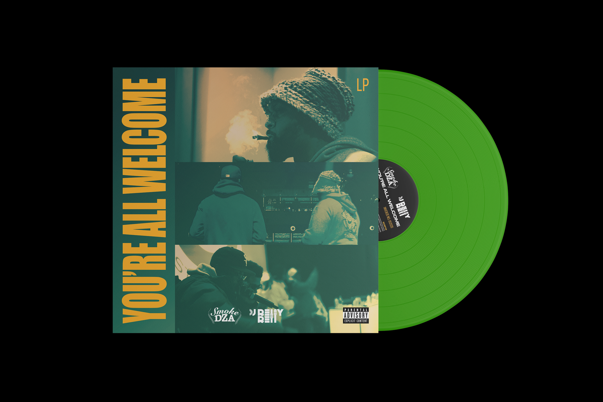 Smoke DZA & DJ RellyRell - You're All Welcome (Deluxe Edition Green Vinyl)