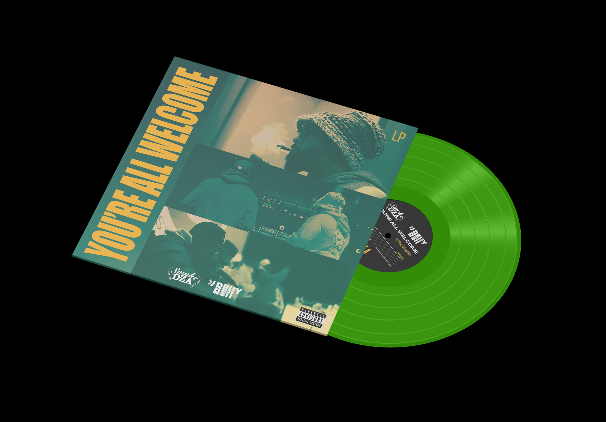 Smoke DZA & DJ RellyRell - You're All Welcome (Deluxe Edition Green Vinyl)